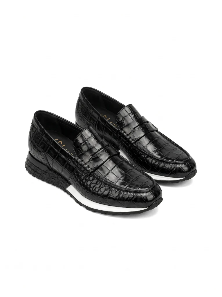 Portofino Crocodile Running Loafer