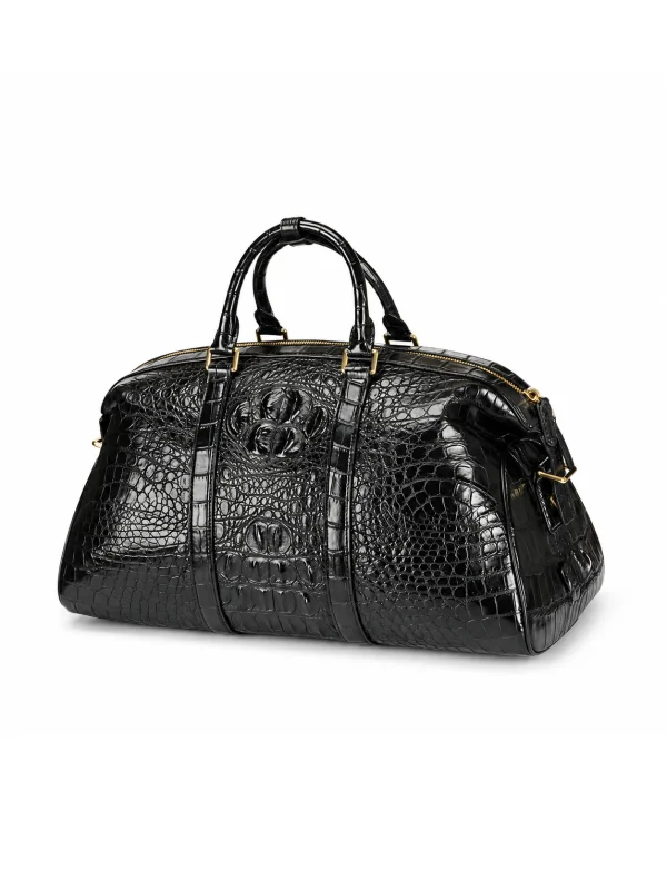 Murano Crocodile Duffle Bag