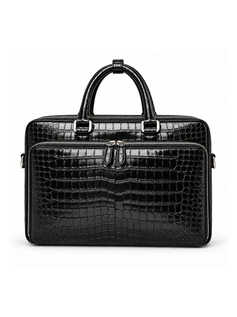 Torcello Crocodile Briefcase