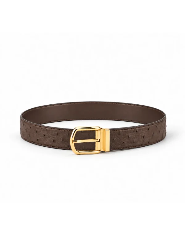 Arno Ostrich Belt