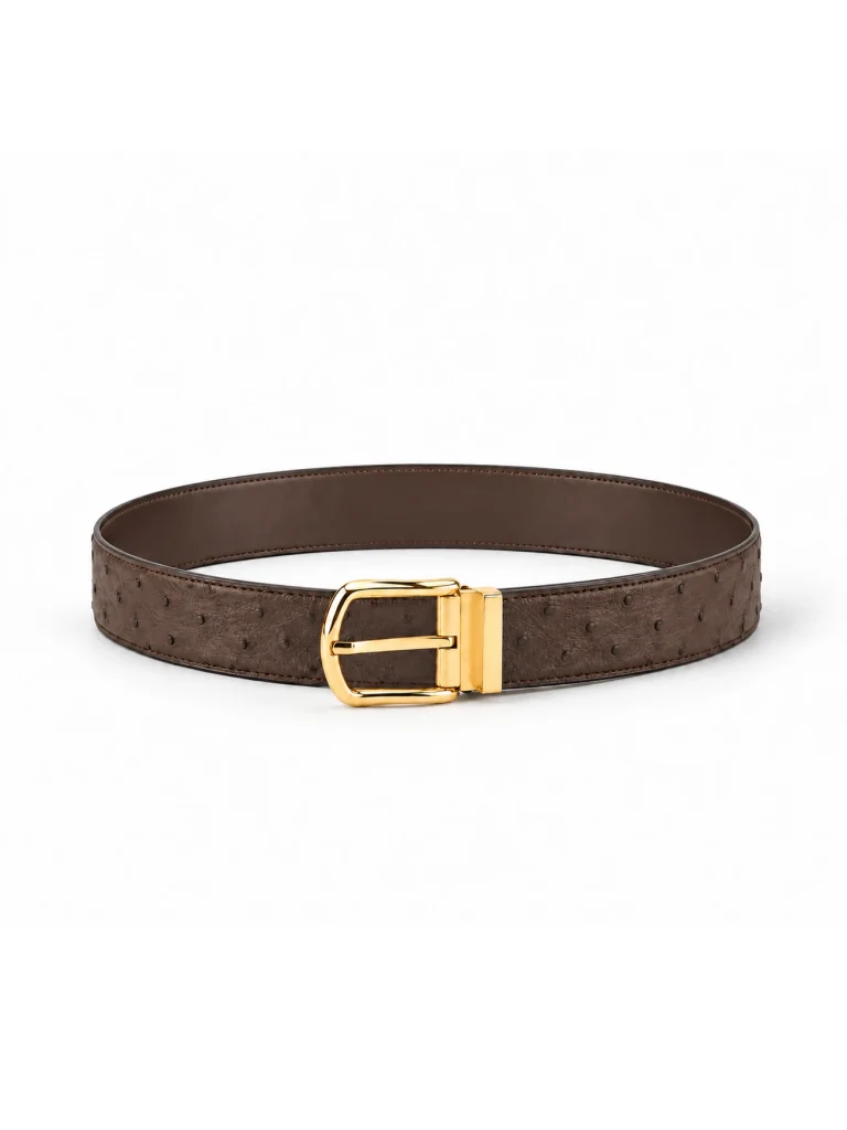 Arno Ostrich Belt