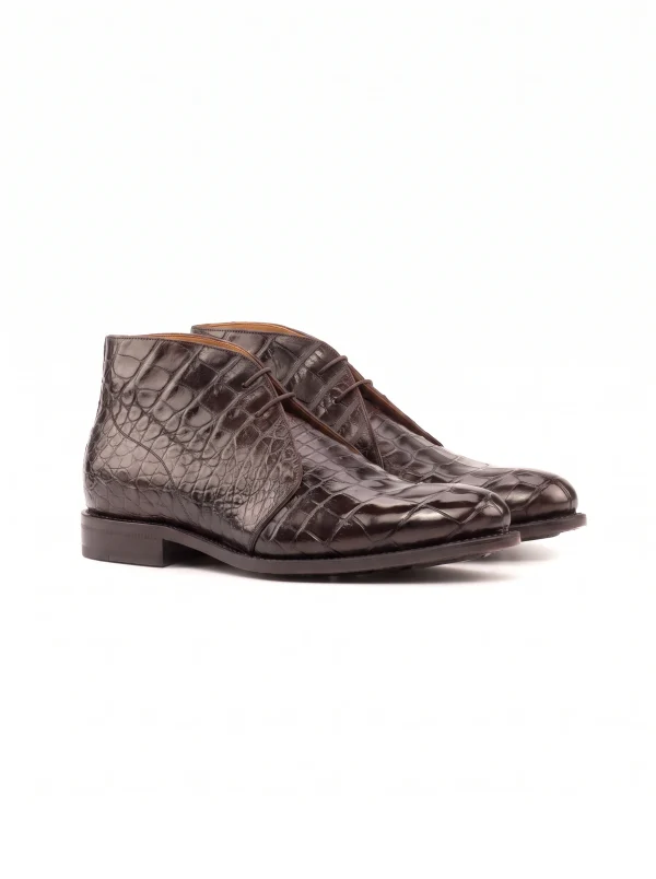 Aosta Crocodile Chukka Boot