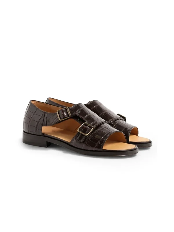 Lipari Alligator Sandal