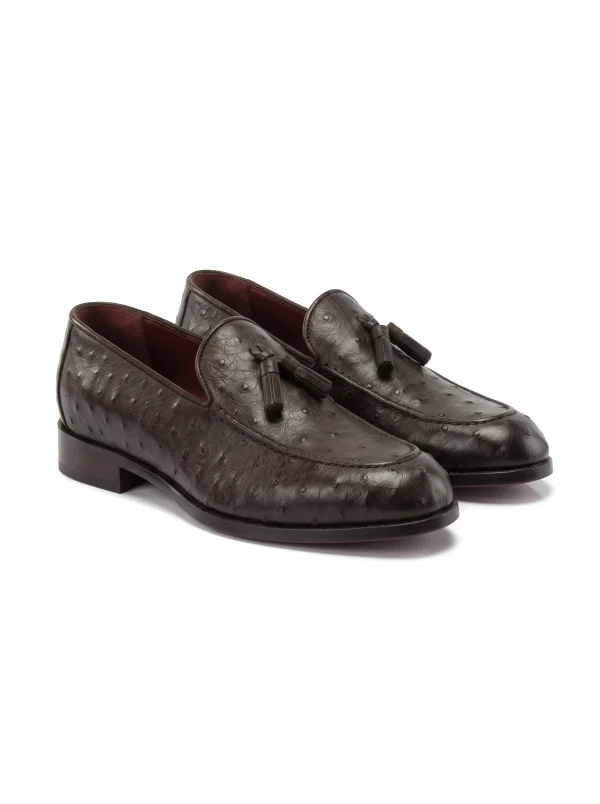 Positano Ostrich Loafer