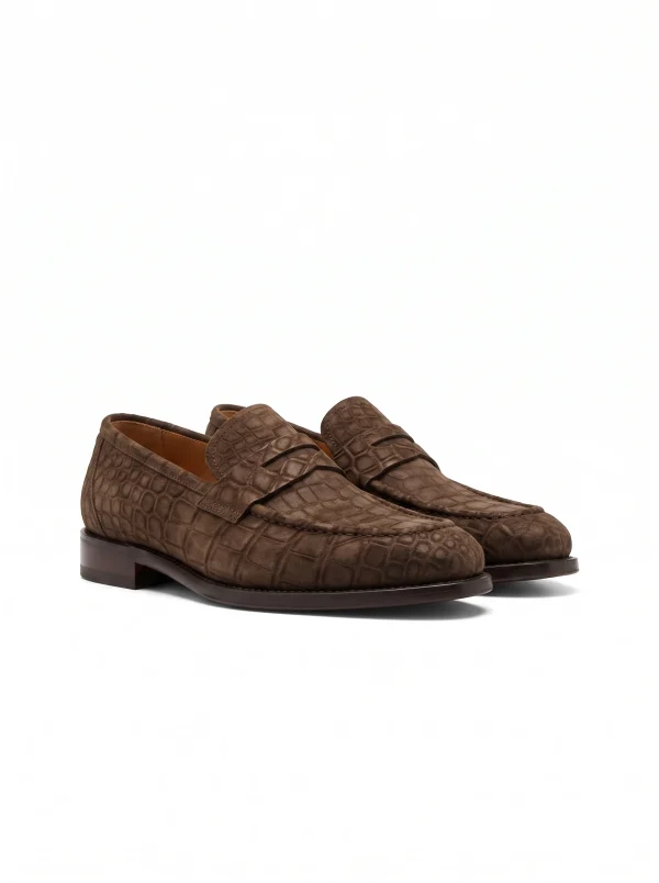 Ravello Crocodile Loafer