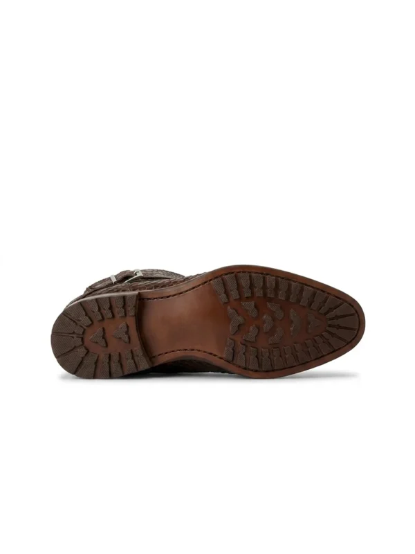 Brown Vittoriosa Python Ankle Boots, sole