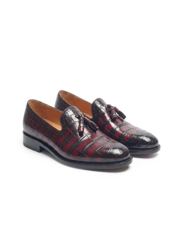 Maiori Alligator Tassel Loafer