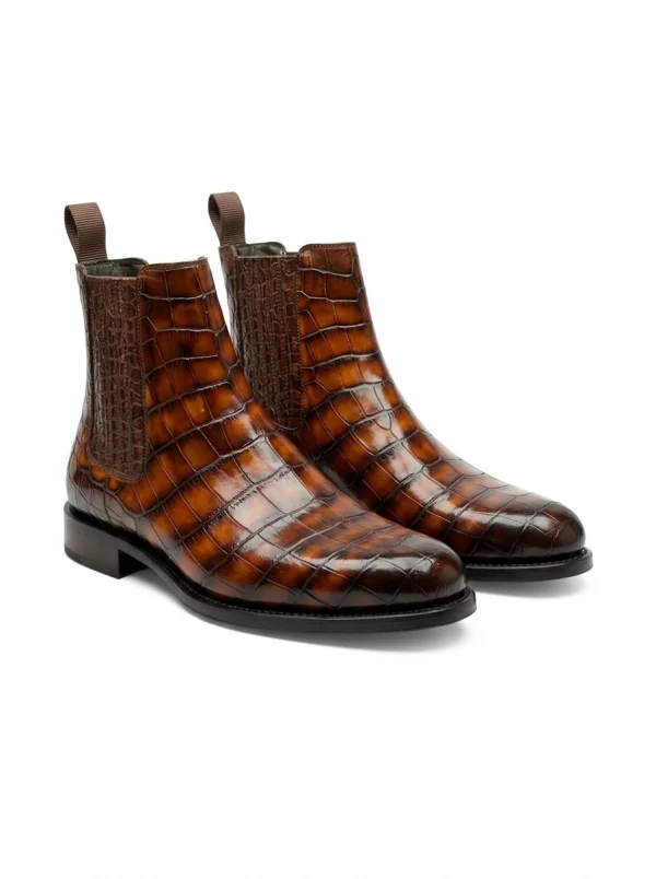 Cortina Alligator Chelsea Boot