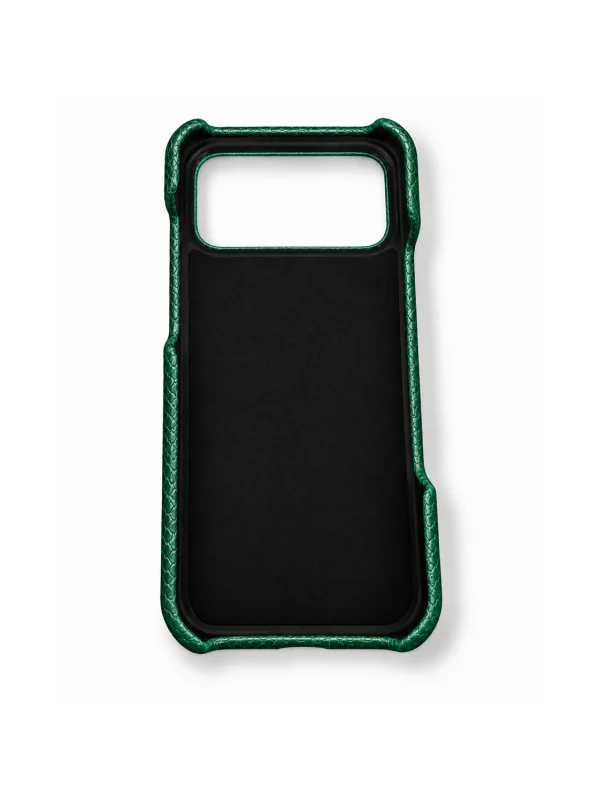 Green Dorchester Ostrich Foot iPhone Case, interior