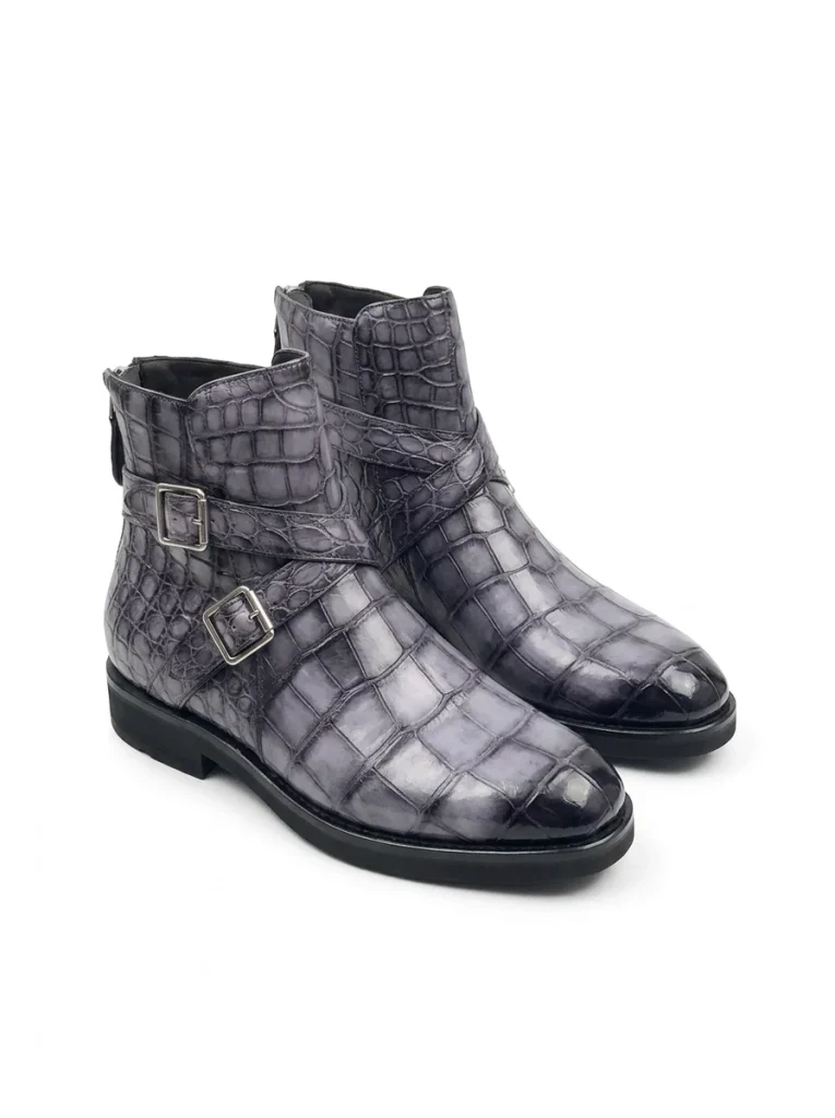 Aosta Alligator Ankle Boot