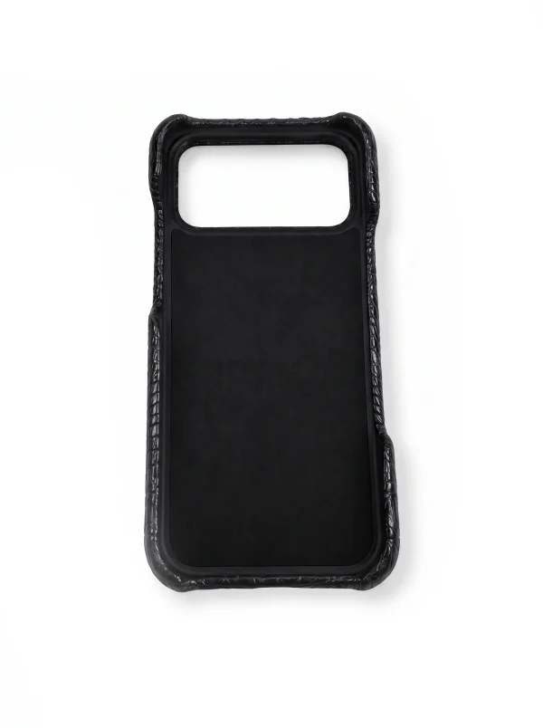 Horn-Back Palladino Crocodile iPhone Case, skin detail