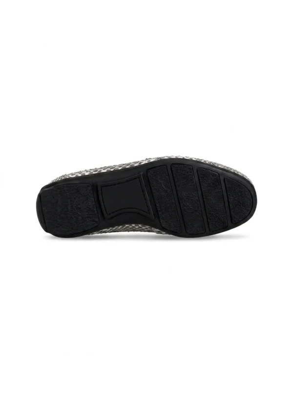 Natural Snake Back Bardolino Python Slip-On Loafers, sole