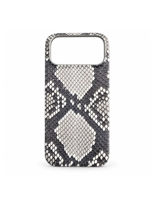 Natural Snake Back Bellagio Python iPhone Case, back view