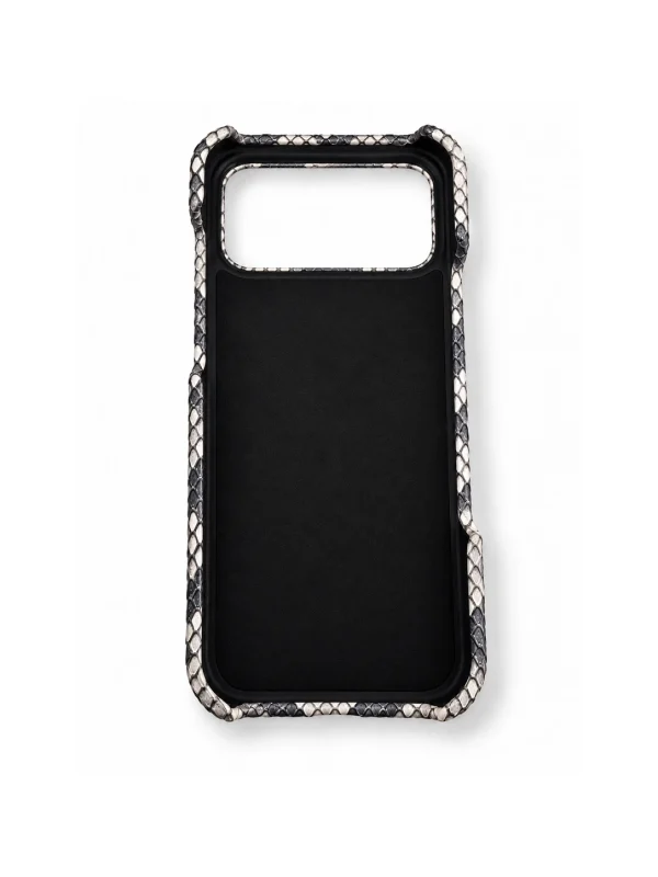 Natural Snake Back Bellagio Python iPhone Case, skin detail