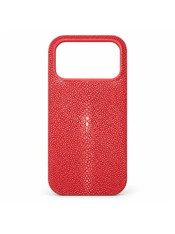 Red Aristano Stingray Phone Case, side profile