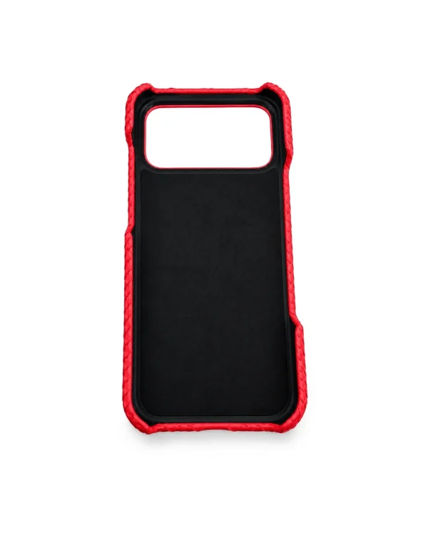 Red Bellagio Python iPhone Case, skin detail