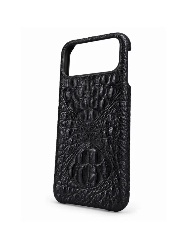 Skull Palladino Crocodile iPhone Case, back view